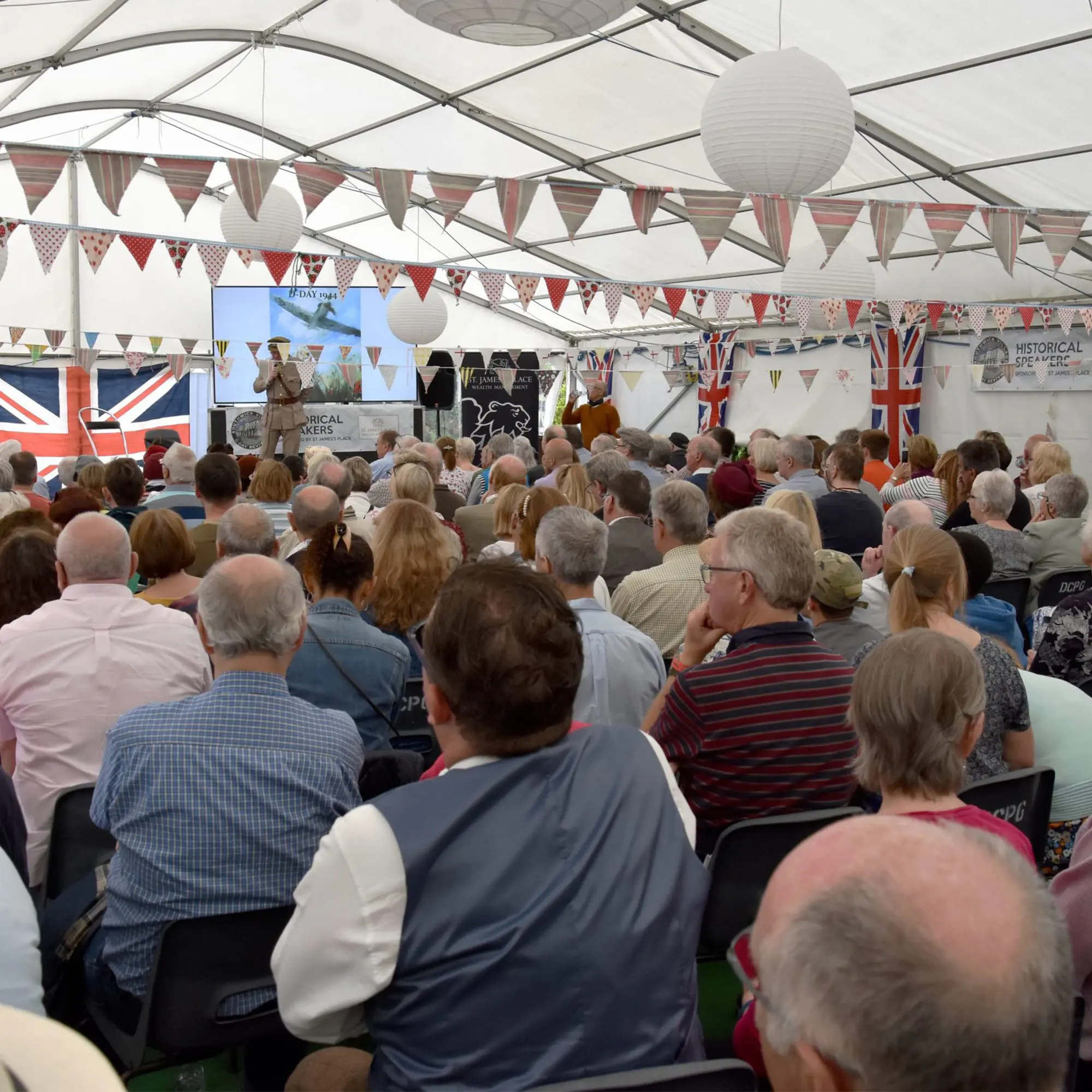 Event Marquee
Talks and Performances